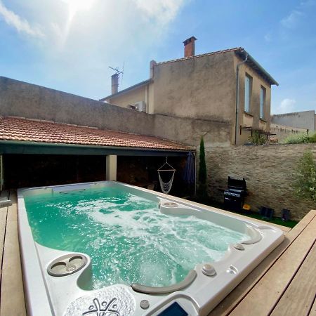 Les Bulles De Carca - Maison Avec Spa De Nage Каркассонн Екстер'єр фото